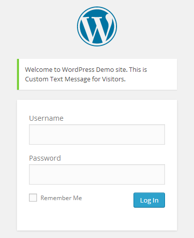 WordPress-Demo-Log-In